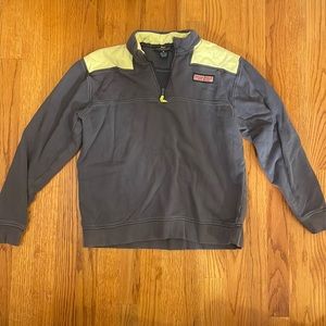 Vineyard Vines by Shep and Ian Kids Navy Quarter Zip Pullover Size XL